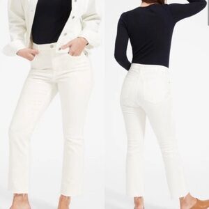 Everlane Cream Ankle Pants